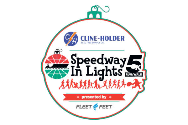 Cline-Holder Electric Speedway in Lights 5K Logo