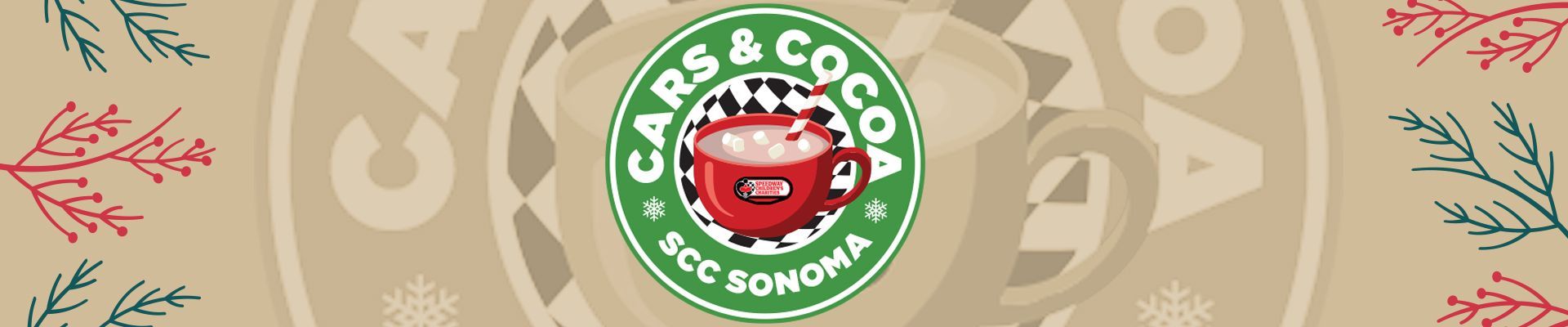SCC Sonoma Cars & Cocoa Registration Header