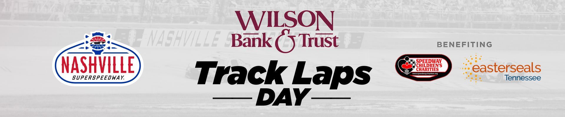 Wilson Bank & Trust Track Laps Day Registration Header