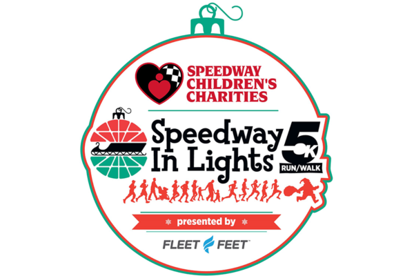 Mycroft Signs Speedway in Lights 5K Logo