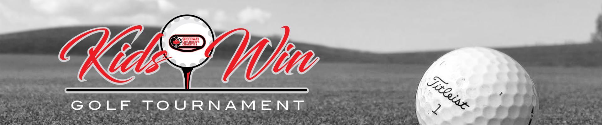 Kids Win Golf Tournament Registration Header