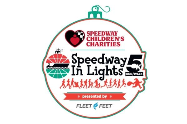 Mycroft Signs Speedway in Lights 5K Logo
