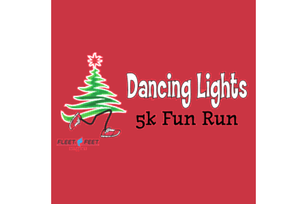 Dancing Lights of Christmas 5K Fun Run/Walk Logo