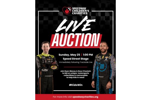 Live Auction with Ryan Blaney, Ross Chastain & Austin Dillon Logo