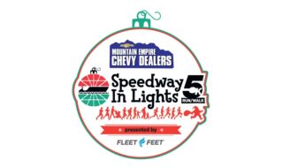 Speedway in Lights 5k Logo