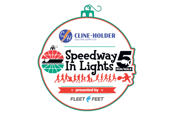 Cline-Holder Electric Speedway in Lights 5K Logo
