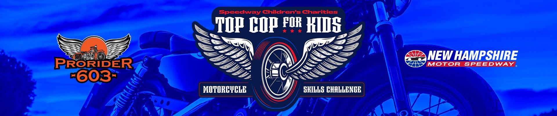 SCC NH Top Cop Motorcycle Skills Challenge Registration Header