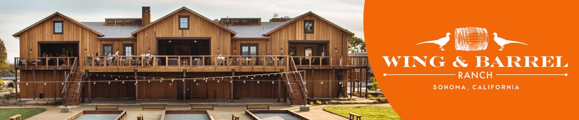 SCC Sonoma Charity Clay Shoot at Wing & Barrel Ranch Registration Header