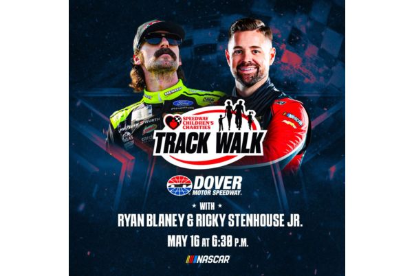 Track Walk with Ryan Blaney and Rickey Stenhouse Jr.  Logo