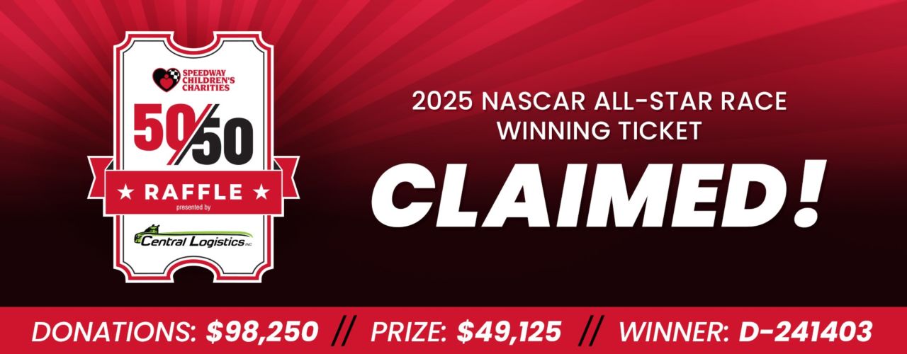 North Wilkesboro 2025 NASCAR All-Star Race 50/50 presented by Central Logistics - Claimed!  Header Image